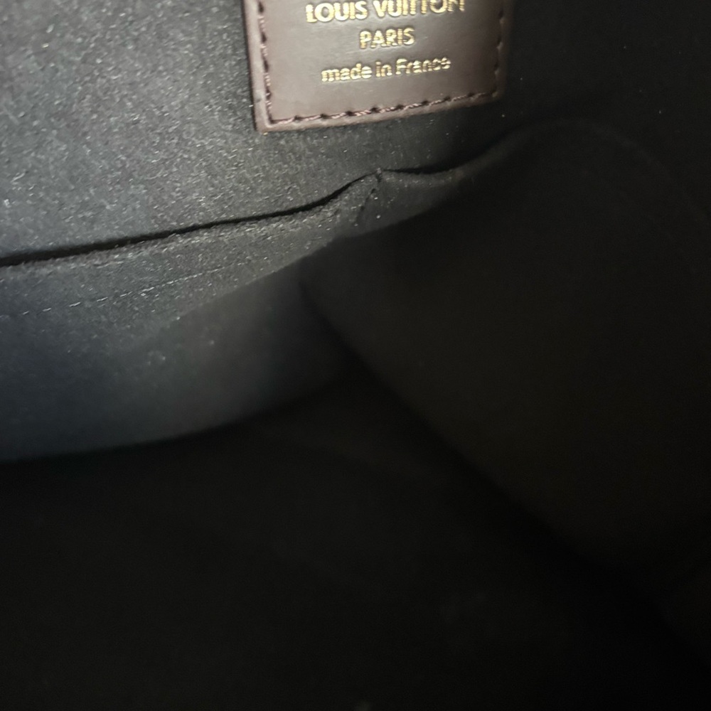Louis Vuitton Damier Ebene Tote in Brown and Black - Picture 4 of 7